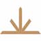 Ekena Millwork Saratoga Timber Gable Bracket, Western Red Cedar, 72"W x 48"H x 1 1/2"D x 5 1/2"F, 16/12 Pitch GBW072X48X0206SAR00SWR - alternate 1